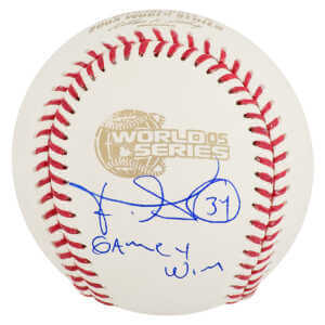 Freddy Garcia Signed Rawlings 2005 World Series (Chicago White Sox) Baseball w/Game 4 Win