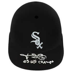 Freddy Garcia Signed Chicago White Sox Souvenir Replica Batting Helmet w/05 WS Champs