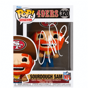 Jeff Garcia Signed San Francisco 49ers Sourdough Sam Mascot Funko Pop Doll #320