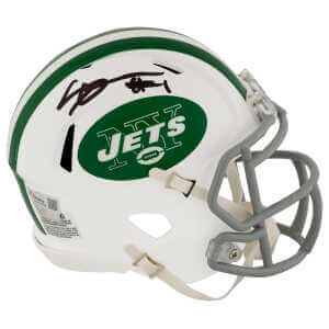 Sauce Gardner Signed New York Jets White Riddell Speed Mini Helmet - (Fanatics)