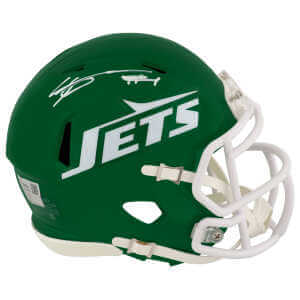 Sauce Gardner Signed New York Jets Green Riddell Speed Mini Helmet - (Fanatics)
