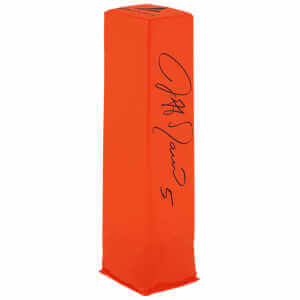 Jeff Garcia Signed BSN Orange Football Endzone Pylon