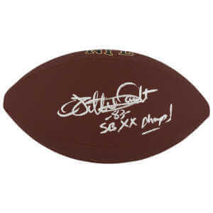 Willie Gault Signed Wilson Super Grip Full Size NFL Football w/SB XX