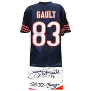 Willie Gault Signed Navy Custom Jersey w/SB XX Champs