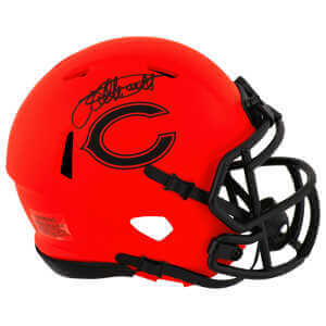 Willie Gault Signed Chicago Bears RAVE Riddell Speed Mini Helmet