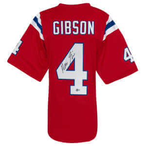 Antonio Gibson Signed Red Custom Football Jersey - (Beckett)