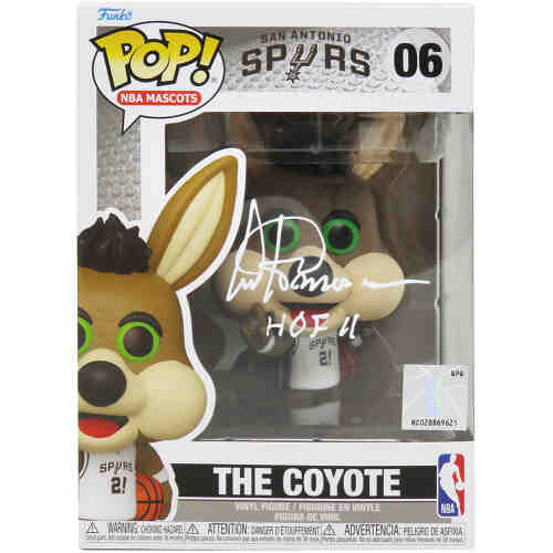 Artis Gilmore Signed San Antonio Spurs The Coyote Mascot Funko Pop #6 w/HOF'11