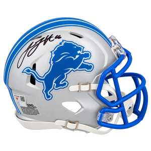 Jared Goff Signed Detroit Lions Riddell Speed Mini Helmet - (Fanatics)