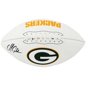Matthew Golden Signed Green Bay Packers Franklin White Logo Football