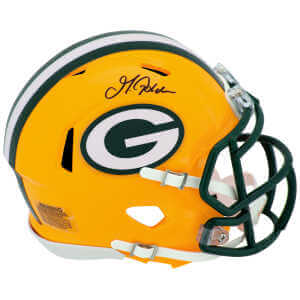 Matthew Golden Signed Green Bay Packers Riddell Speed Mini Helmet