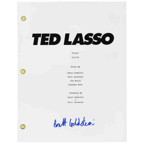 Brett Goldstein (Roy Kent) Signed Ted Lasso Pilot Episode 40-page Script