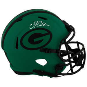 Matthew Golden Signed Green Bay Packers RAVE Riddell Full Size Speed Replica Helmet