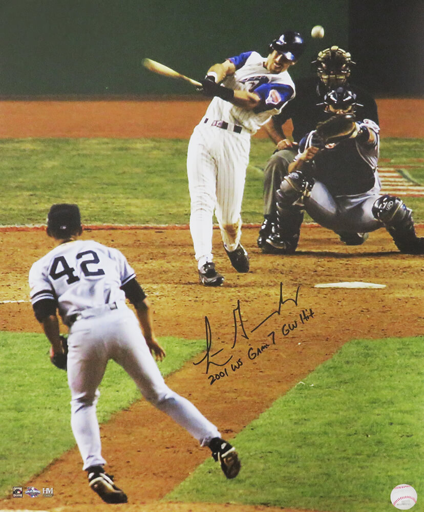 Luis Gonzalez // Signed Arizona Diamondbacks 2001 World Series