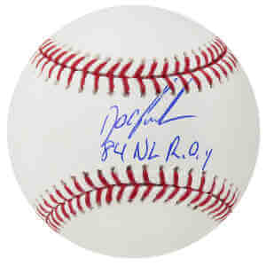 Dwight "Doc" Gooden Signed Official MLB Baseball w/84 NL ROY