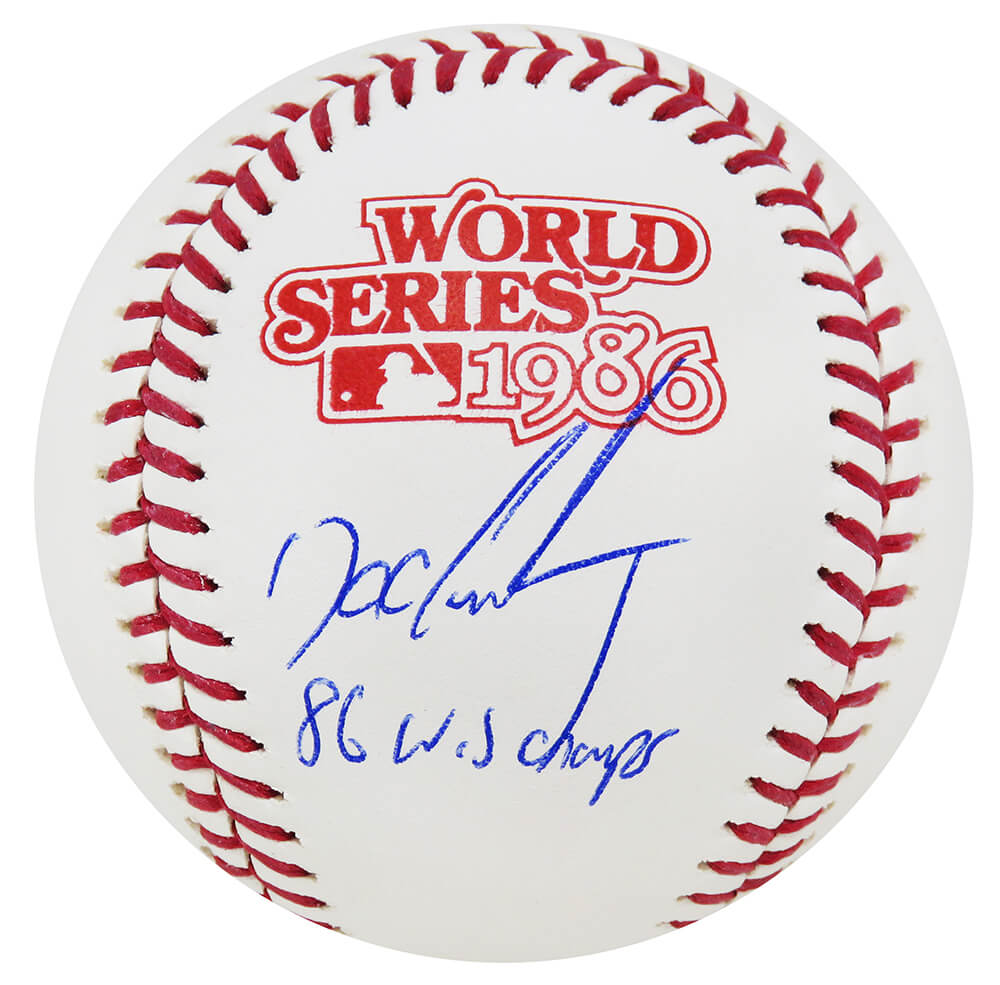 Dwight Doc Gooden Autographed Baseball W/ 86' WS Champ Script PSA Cert -  All Sports Custom Framing