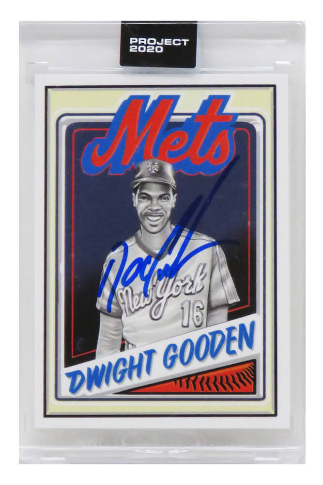 Dwight Gooden New York Mets Autographed 2020 Topps Project 2020