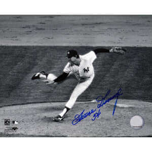 Goose Gossage Signed New York Yankees B&W Pitching 8x10 Photo