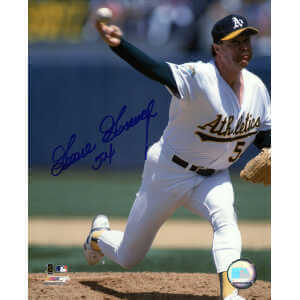 Goose Gossage Signed Oakland Athletics (A's) Pitching 8x10 Photo