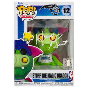 Horace Grant Signed Orando Magic 'Stuff The Magic Dragon' Mascot Funko Pop Doll #12