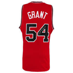 Horace Grant Signed Red Custom Basketball Jersey