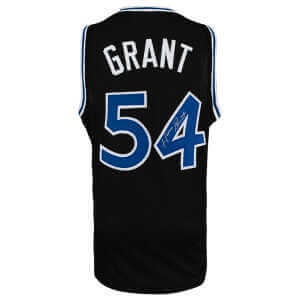 Horace Grant Signed Black Custom Basketball Jersey