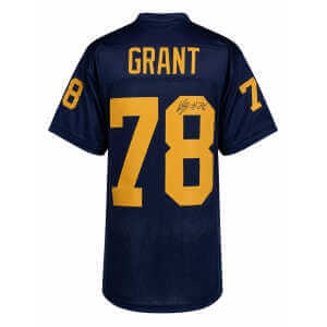 Kenneth Grant Signed Navy Custom College Football Jersey