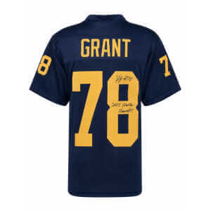 Kenneth Grant Signed Navy Custom College Football Jersey w/2023 Natty Champs