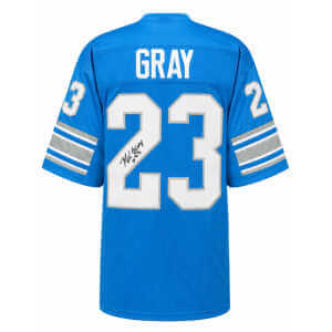 Mel Gray Signed Blue Throwback Custom Football Jersey
