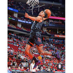 Jalen Green Signed Houston Rockets Dunk 8x10 Photo - (Fanatics)