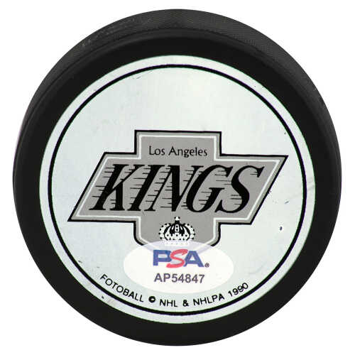 Wayne Gretzky Signed LA Kings All Time Scoring Record Gretzky Image LE #1210/1851 Hockey Puck - (PSA) - Image 2