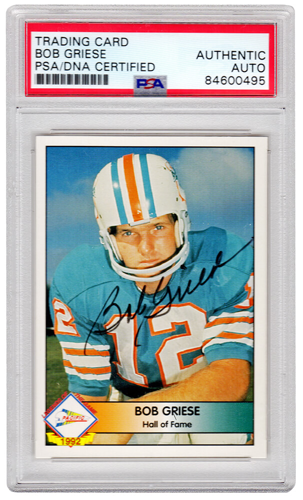 bob griese autographed jersey