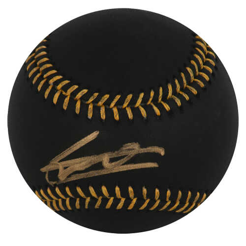 Vladimir Guerrero Jr Signed Rawlings Black MLB Baseball - (JSA)