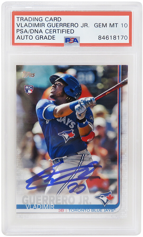 Vladimir Guerrero Jr Signed Blue Jays 2019 Topps Series 2 Rookie