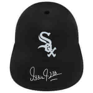 Ozzie Guillen Signed White Sox Replica Batting Helmet