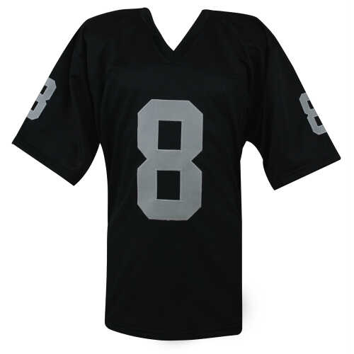Ray Guy Signed Black Custom Jersey w/HOF'14 - Image 2