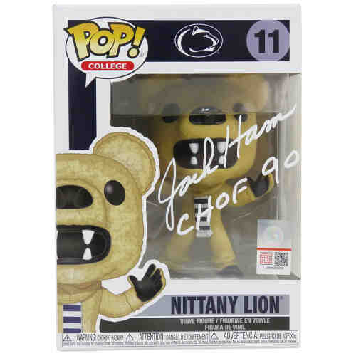 Jack Ham Signed Penn State Nittany Lions Mascot NCAA Funko Pop Doll #11 w/CHOF'90