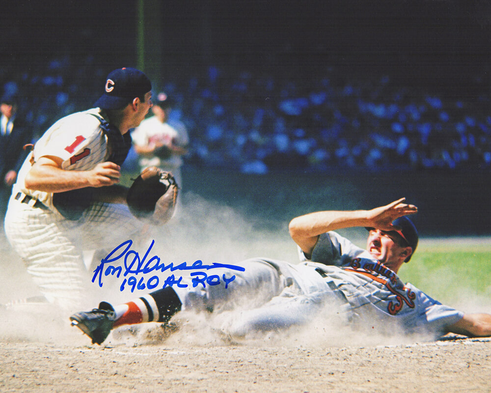 Ron Hansen Autographed Chicago White Sox 8x10 Photo Inscribed 1960 AL ROY