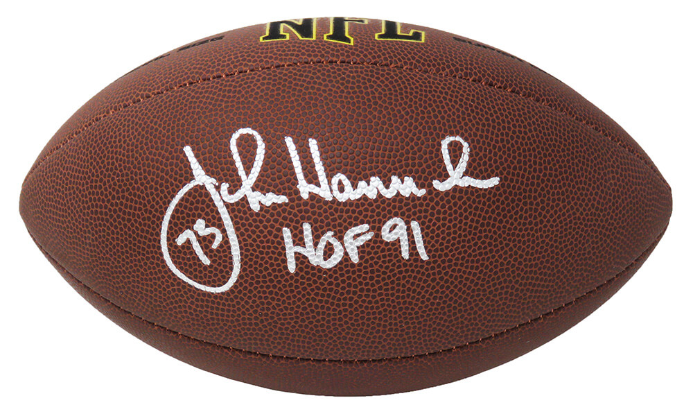 John Hannah Autographed Football Card –