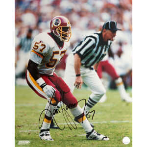 Ken Harvey Sigend Washington Football Team White Jersy Action 16x20 Photo