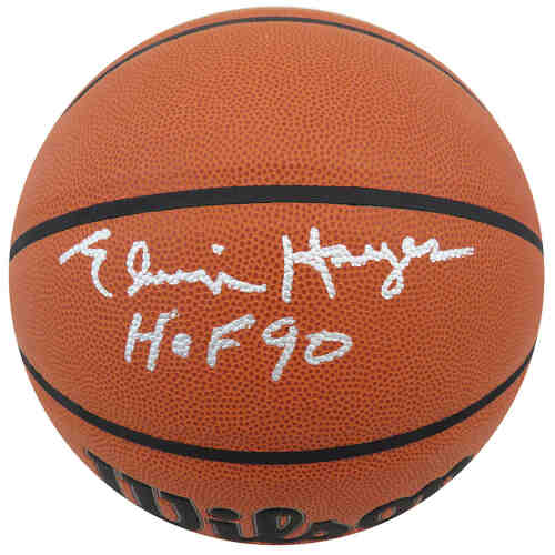 Elvin Hayes Signed Wilson NBA Indoor/Outdoor Basketball w/HOF'90