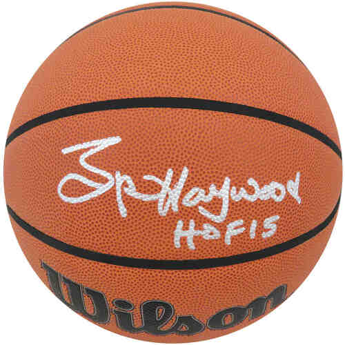 Spencer Haywood Signed Wilson Indoor/Outdoor NBA Basketball w/HOF'15