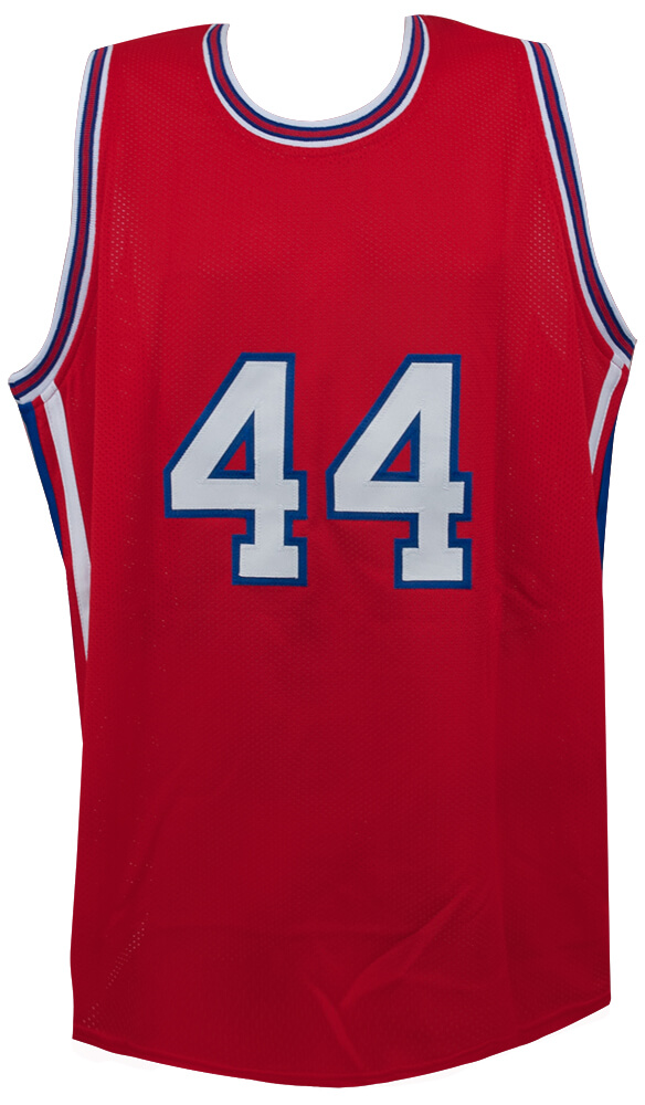 Elvin Hayes Signed Red T/B Custom College Basketball Jersey w/CHOF'06 - Image 2