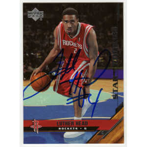 Luther Head Signed Houston Rockets 2005 Upper Deck Rookie Basketball Trading Card #210