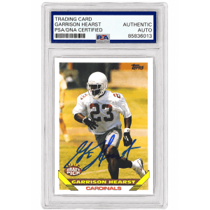 Garrison Hearst Signed Arizona Cardinals 1993 Topps Rookie Football Card #101 - (PSA Encapsulated)