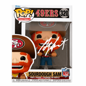 Garrison Hearst Signed San Francisco 49ers Sourdough Sam Mascot Funko Pop Doll #320