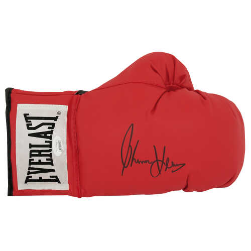 Thomas Hearns Signed Everlast Red Boxing Glove - (JSA)