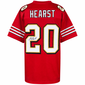Garrison Hearst Signed Red Custom Football Jersey