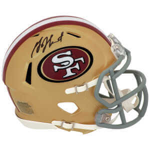 Garrison Hearst Signed San Francisco 49ers Riddell Speed Mini Helmet