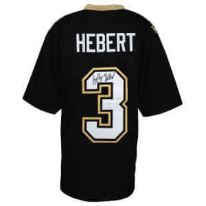 Bobby Hebert Signed Black Custom Football Jersey