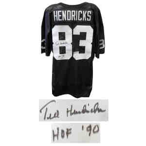 Ted Hendricks Signed Colts Eclipse Black Matte Riddell Full Size Speed  Replica Helmet w/HOF'90